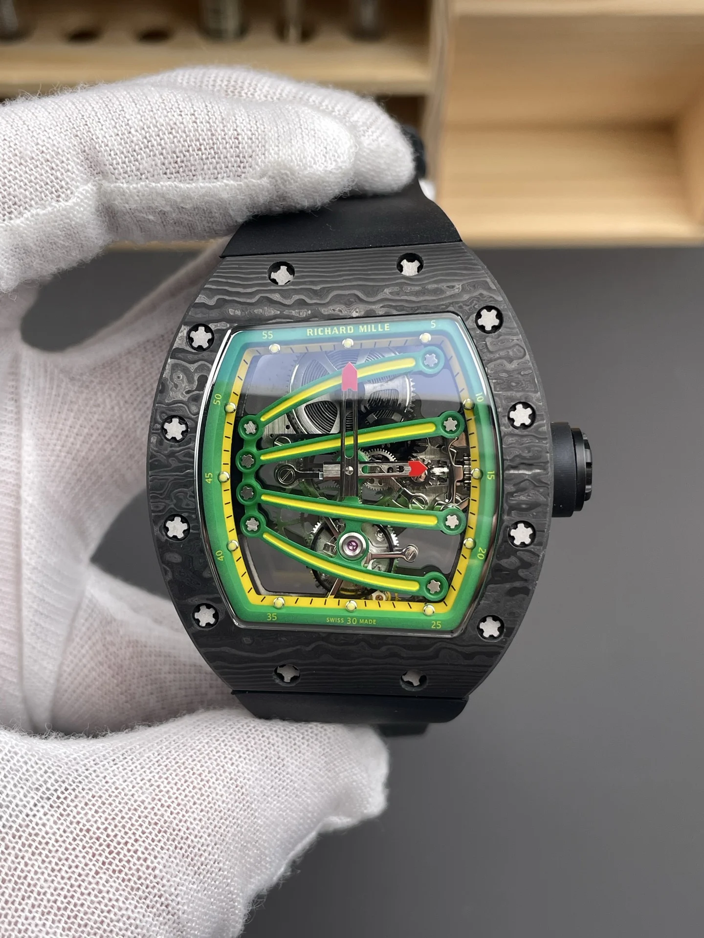 Richard Mille RM Tourbillon RM 59-01 — photographed off the sweep