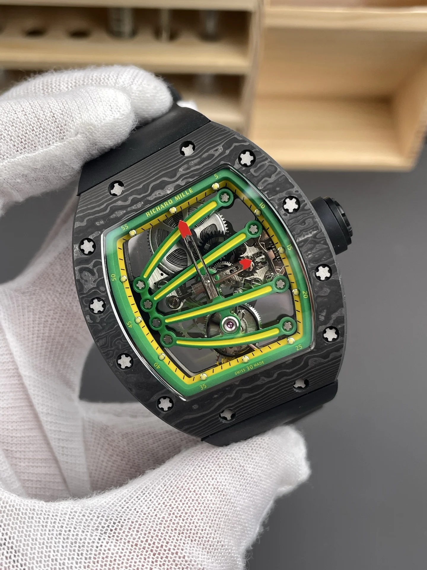 Richard Mille RM Tourbillon RM 59-01 — photographed off the sweep