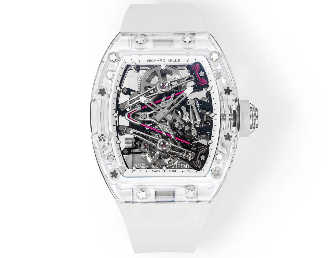 Richard Mille RM Tourbillon Titanium Pink Dial RM 38-02 — detail