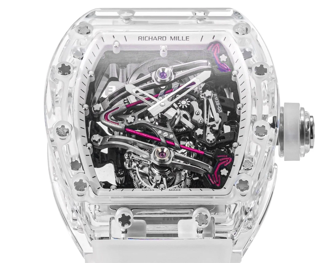 Richard Mille RM Tourbillon Titanium Pink Dial RM 38-02 — detail
