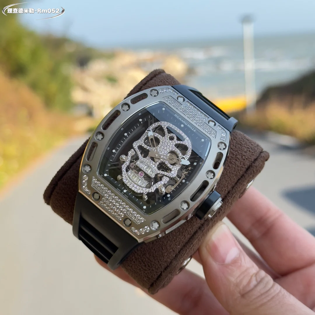 Richard Mille RM Tourbillon Titanium RM 052 — photographed off the sweep