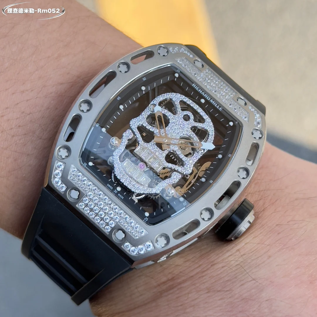 Richard Mille RM Tourbillon Titanium RM 052 — photographed off the sweep