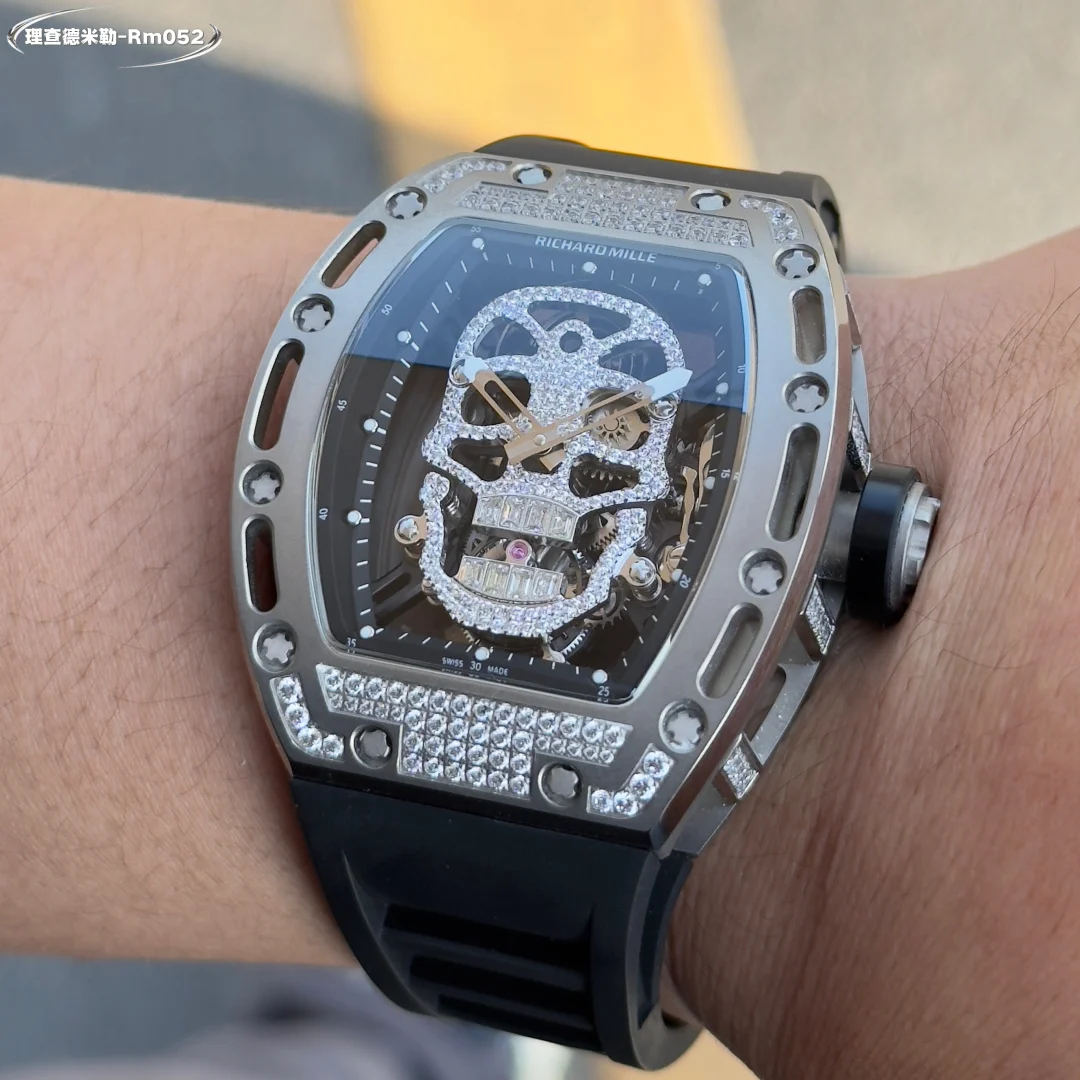 Richard Mille RM Tourbillon Titanium RM 052 — photographed off the sweep