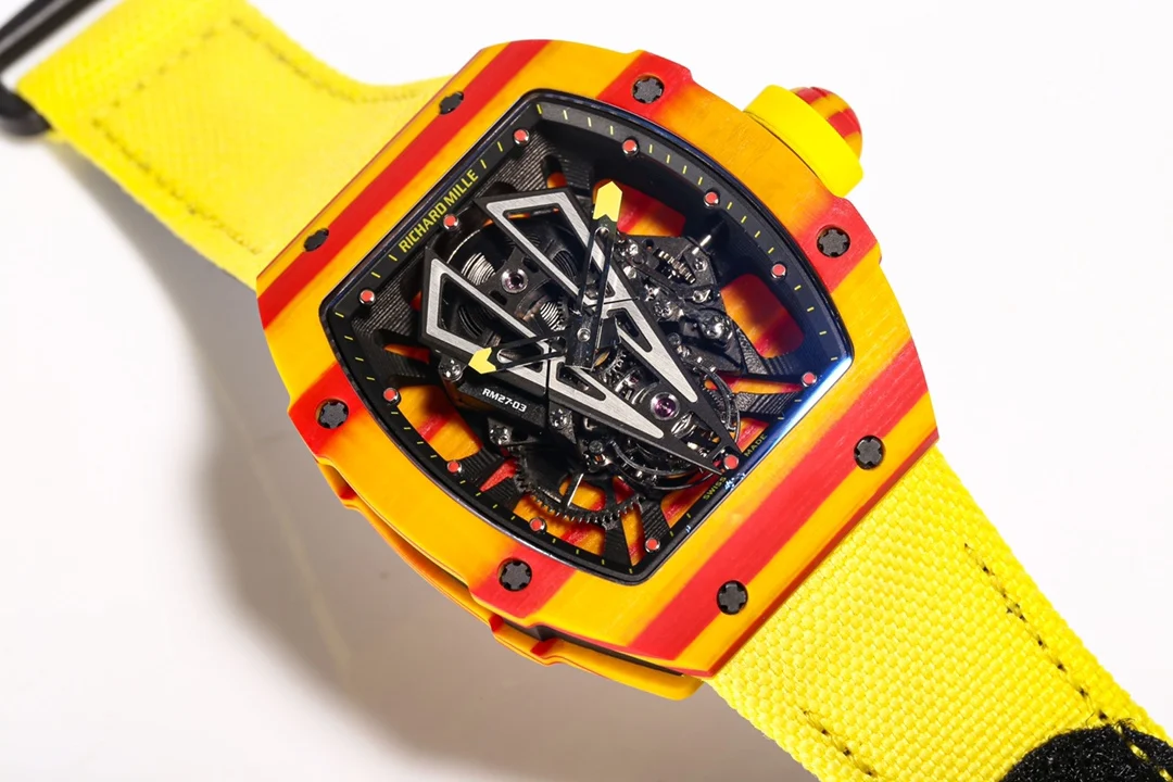 Richard Mille RM Tourbillon Titanium RM 27-03 — photographed off the sweep