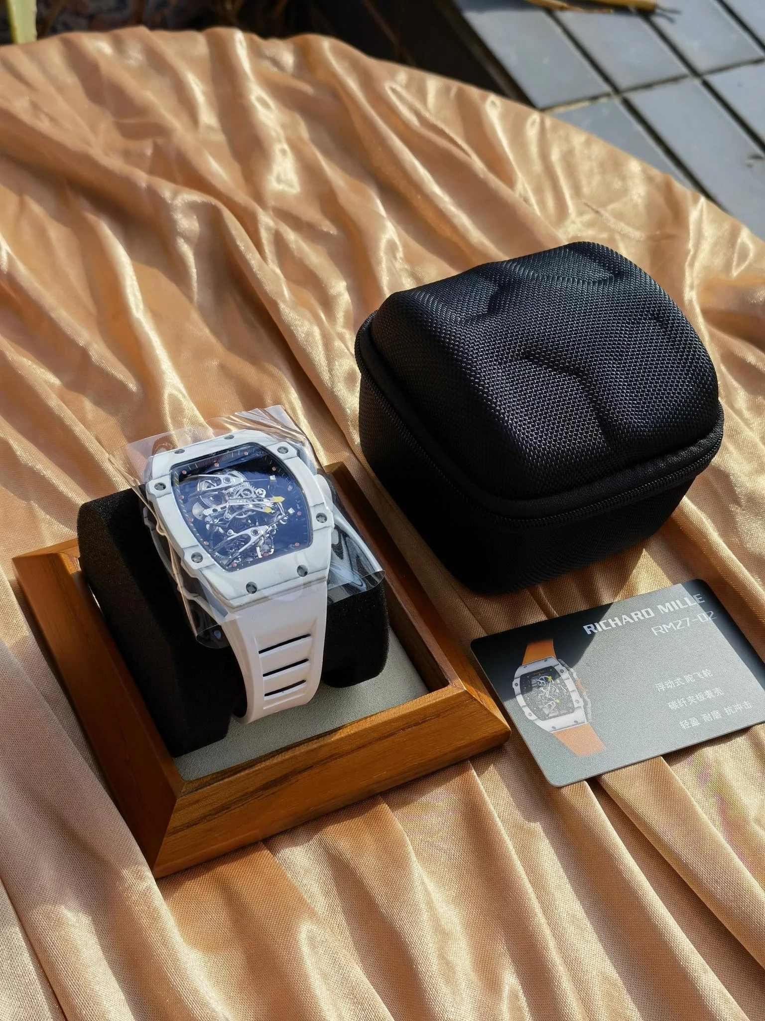 Richard Mille RM Tourbillon Titanium White Dial RM 27-02