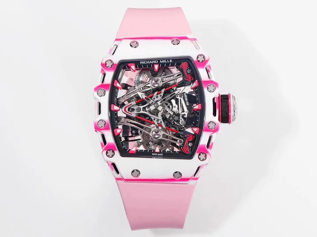 Richard Mille RM Tourbillon Titanium White Dial RM 38-02 — detail