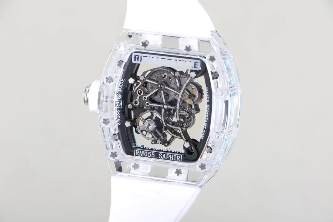 Richard Mille RM White Dial RM 055 — photographed off the sweep