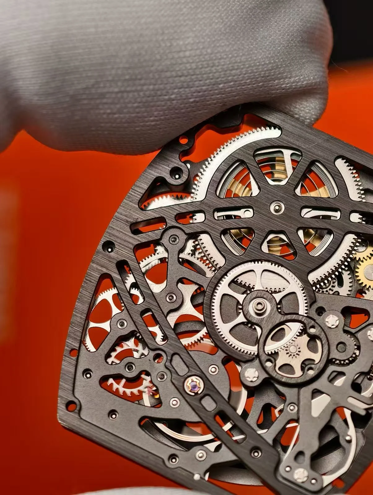 Richard Mille RM — photographed off the sweep