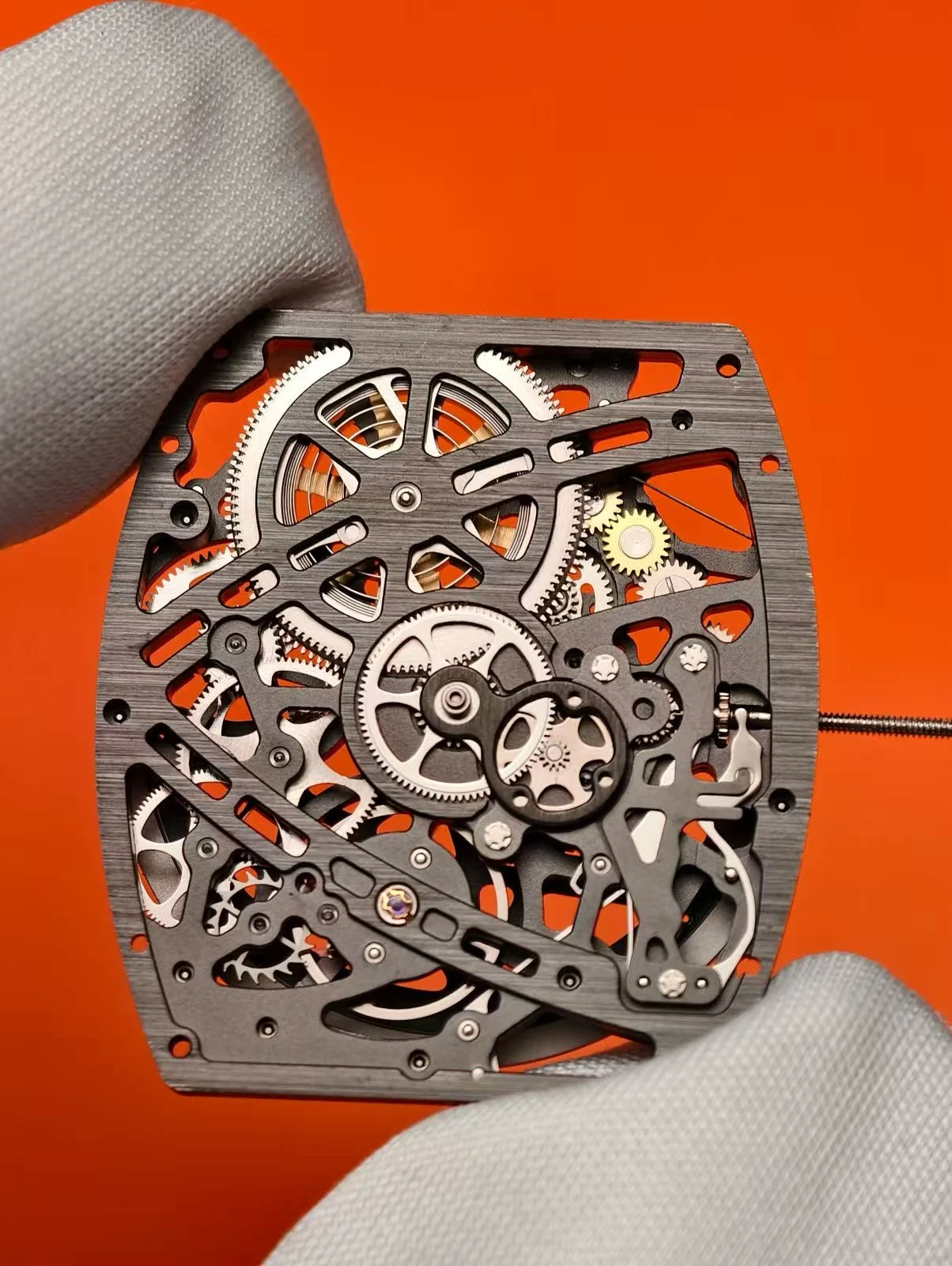 Richard Mille RM — photographed off the sweep