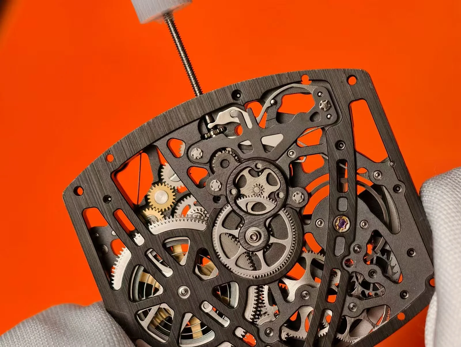 Richard Mille RM — photographed off the sweep