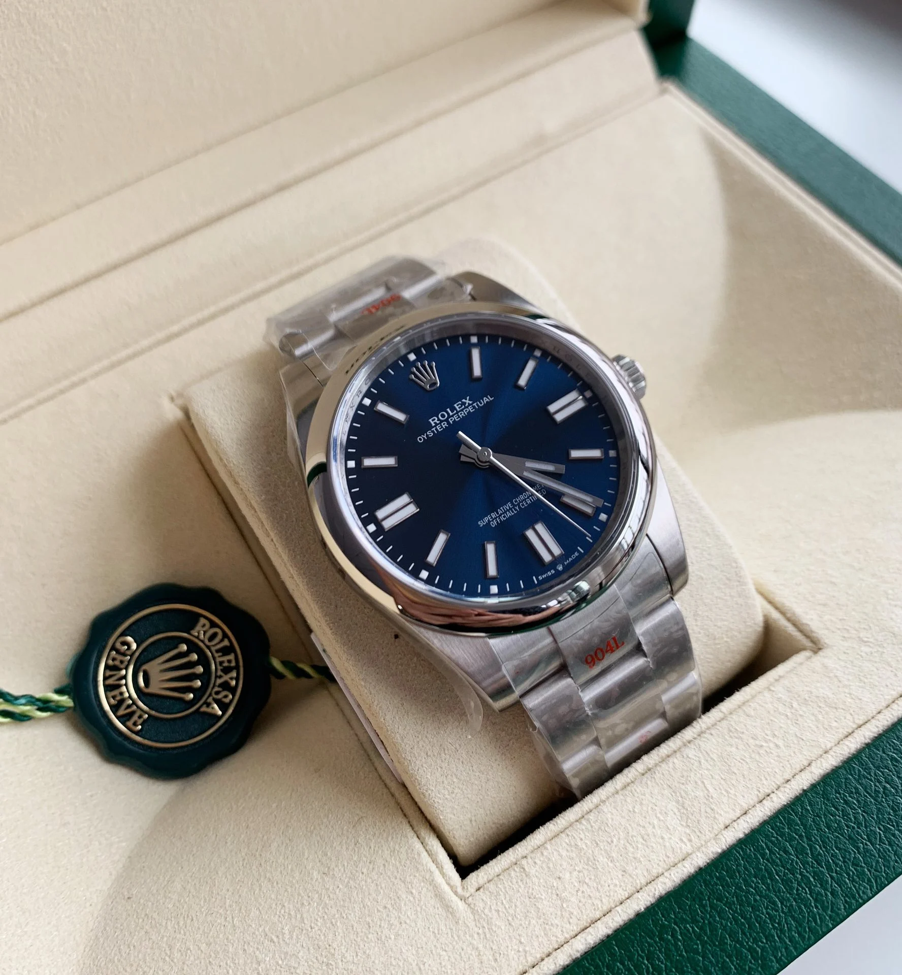 Rolex 124300 — photographed off the sweep