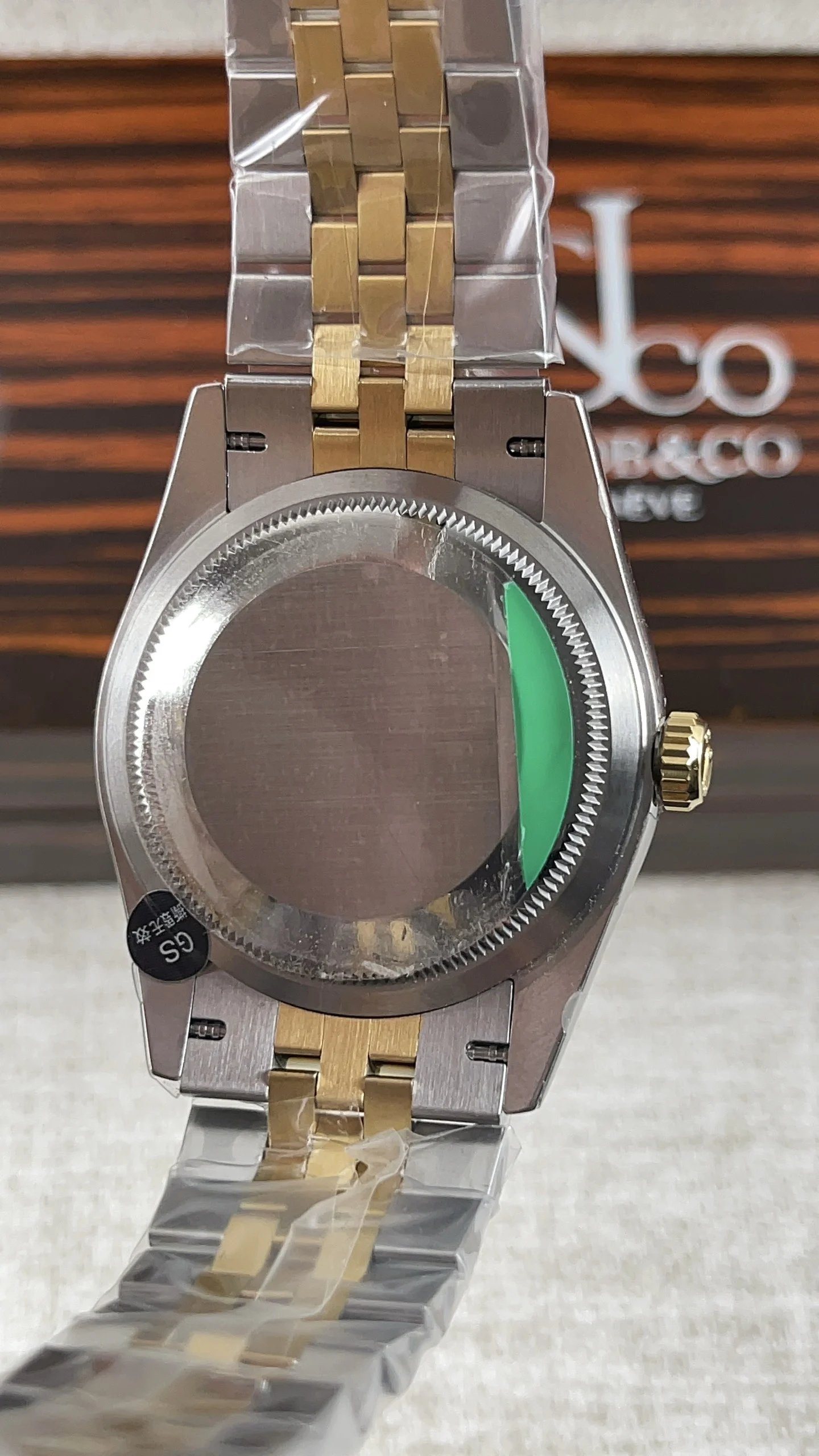 Rolex 36mm — photographed off the sweep
