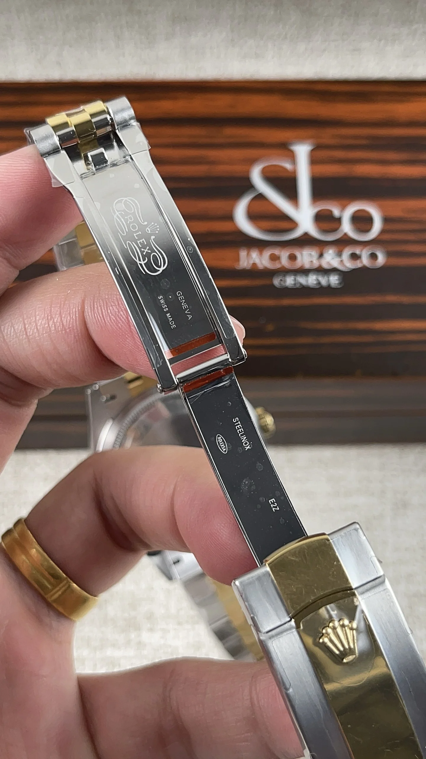 Rolex 36mm — photographed off the sweep