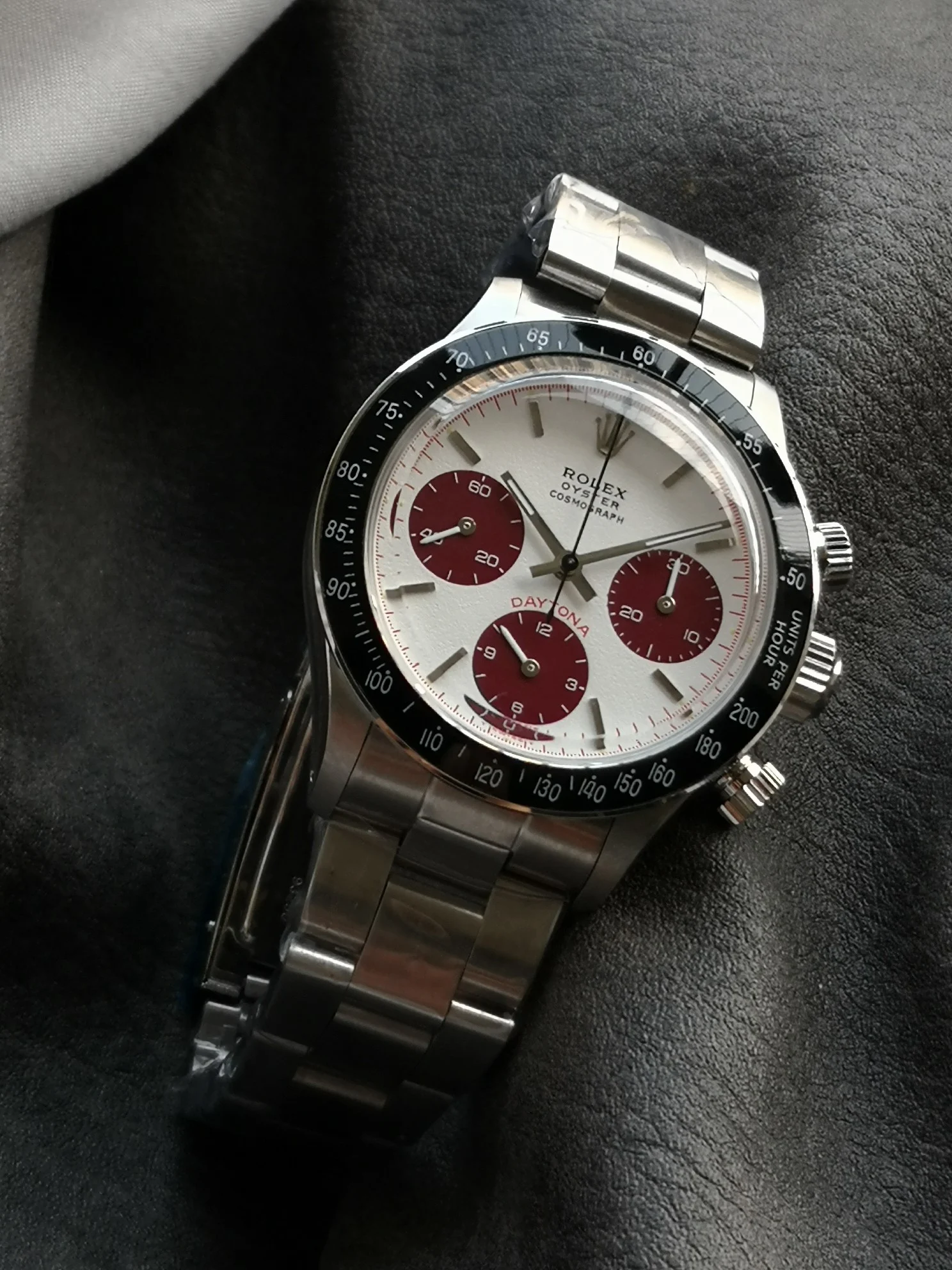 Rolex 37.5mm — photographed off the sweep