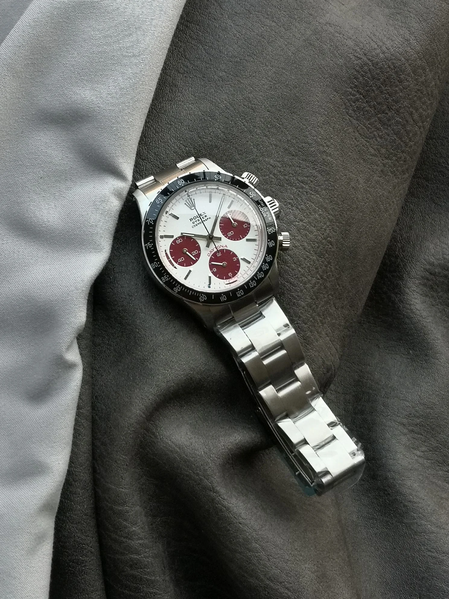 Rolex 37.5mm — photographed off the sweep