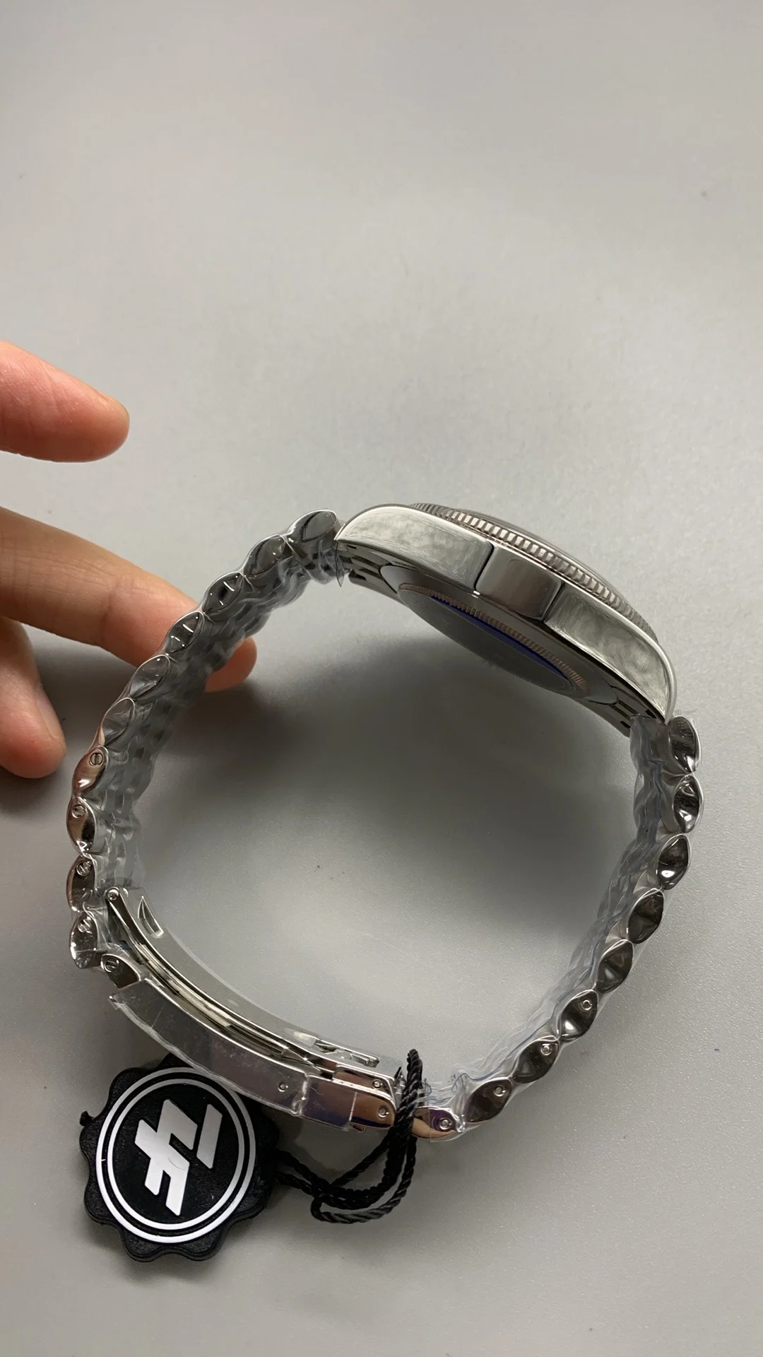 Rolex 39mm — photographed off the sweep