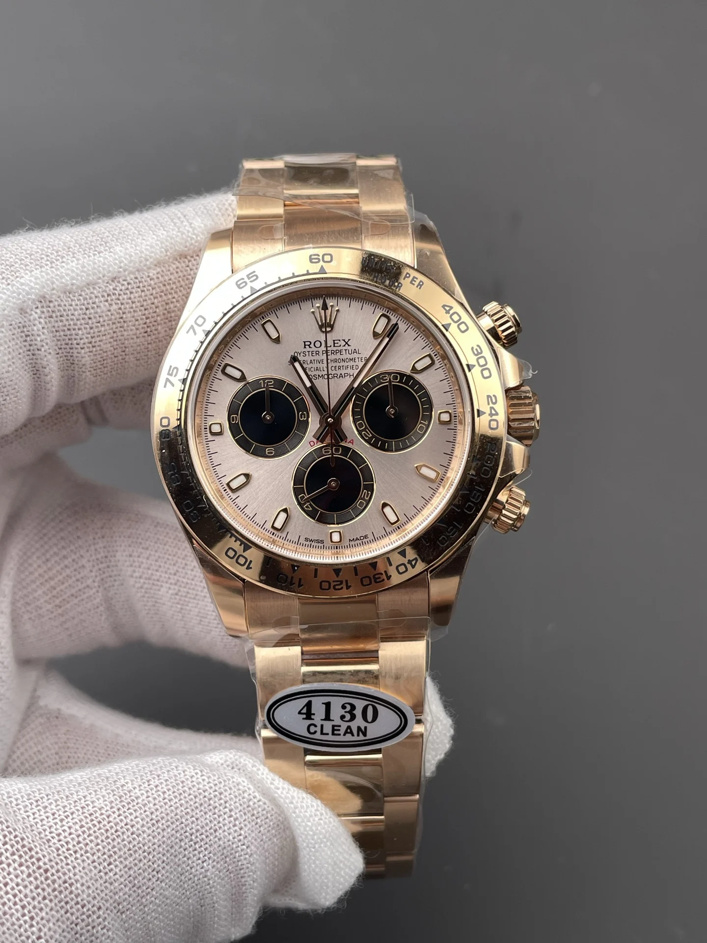Rolex 40mm — photographed off the sweep