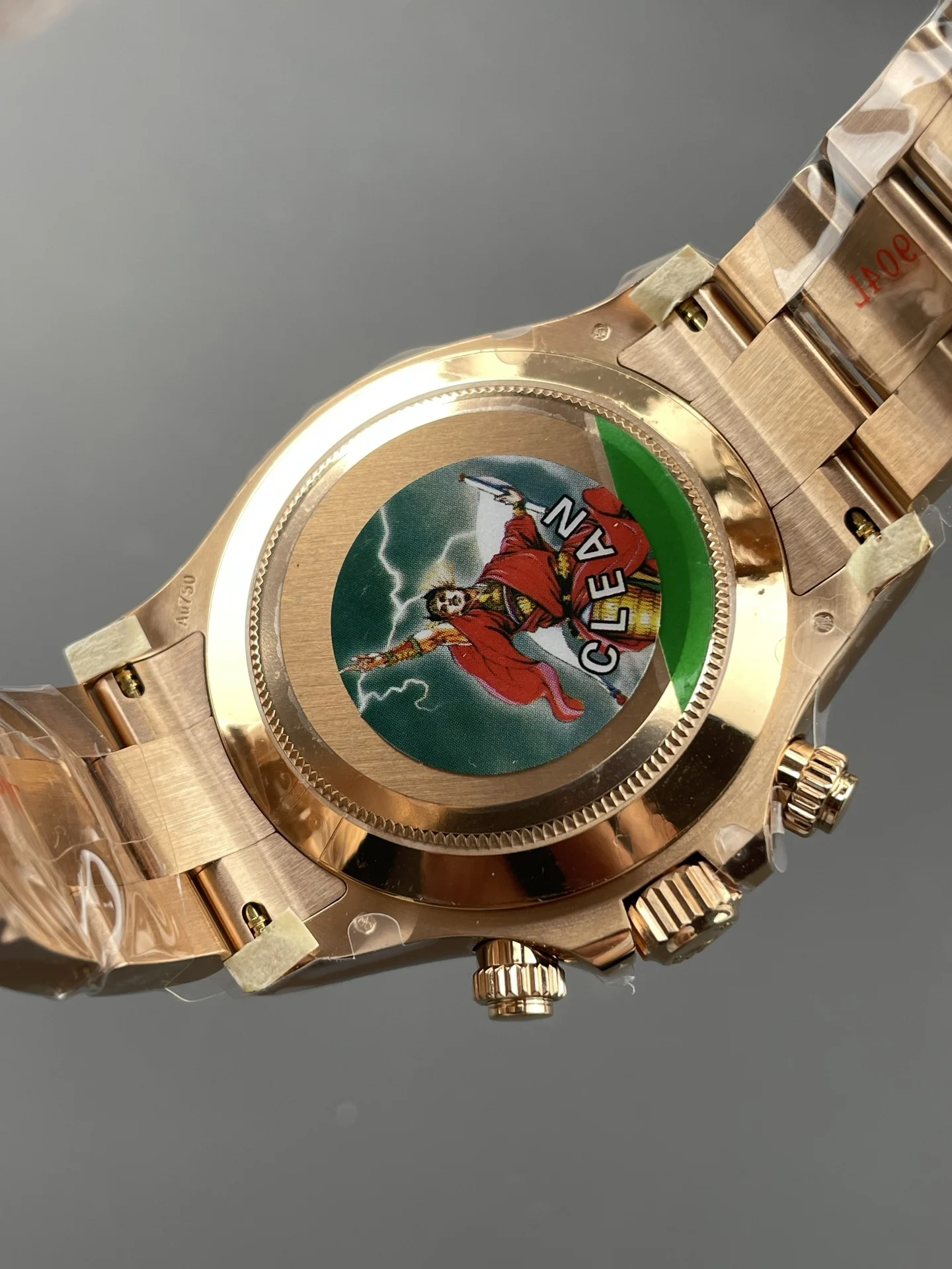 Rolex 40mm — photographed off the sweep