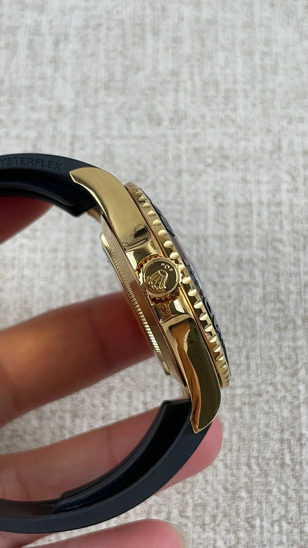 Rolex 42mm — photographed off the sweep