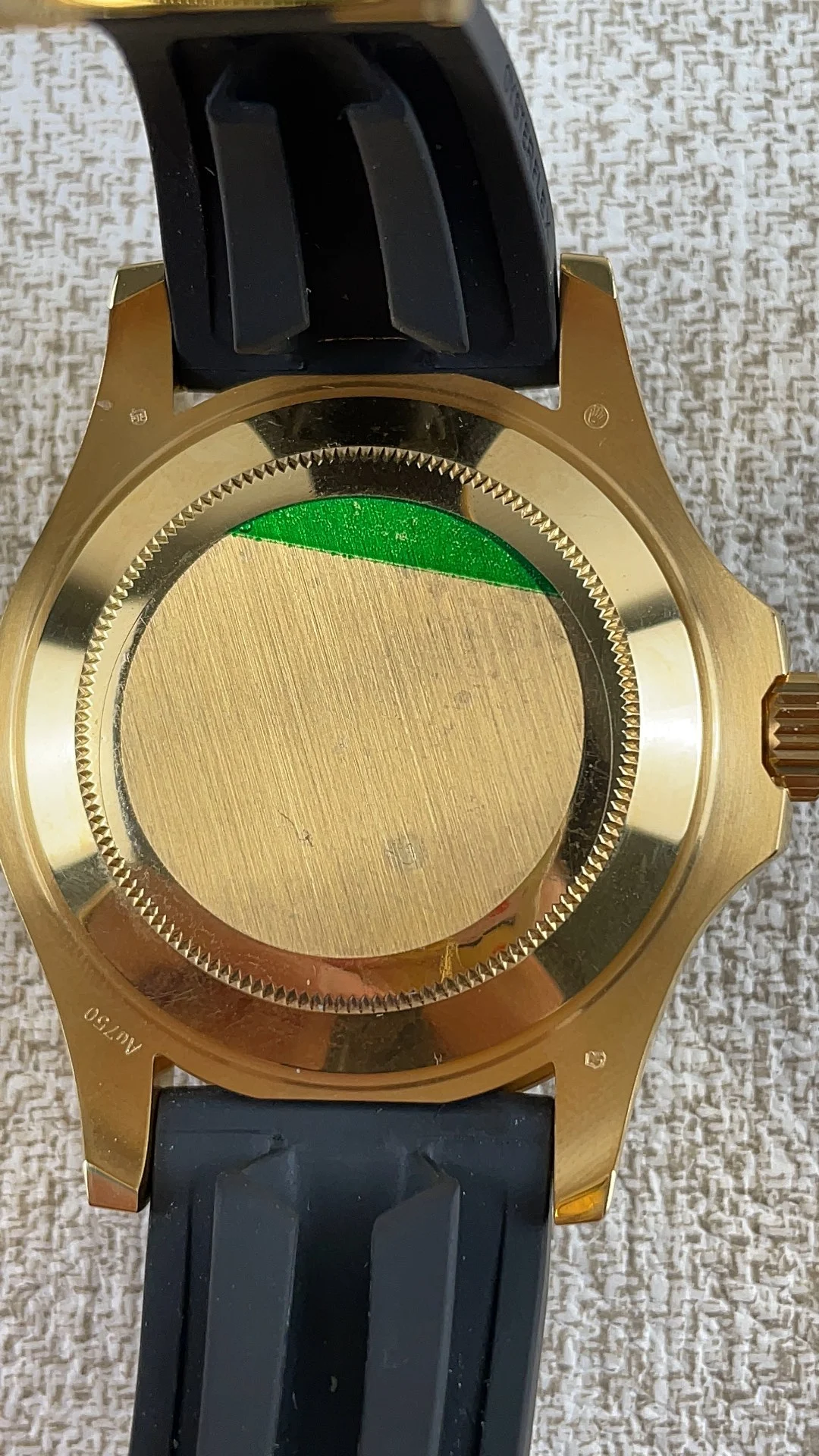 Rolex 42mm — photographed off the sweep