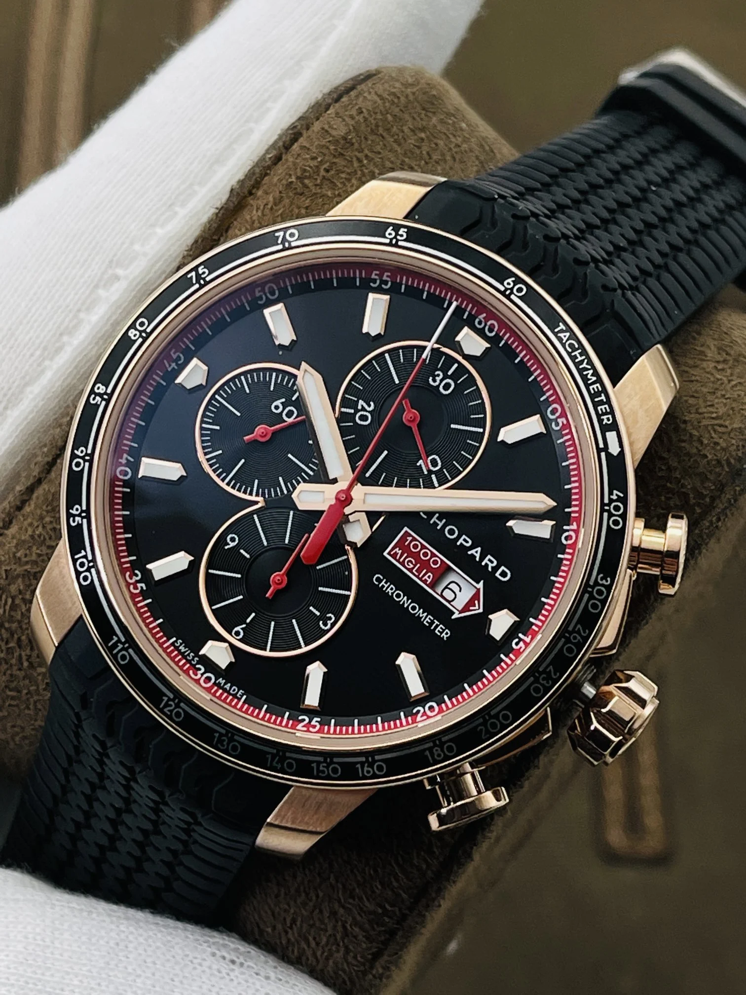 Rolex 44mm — photographed off the sweep