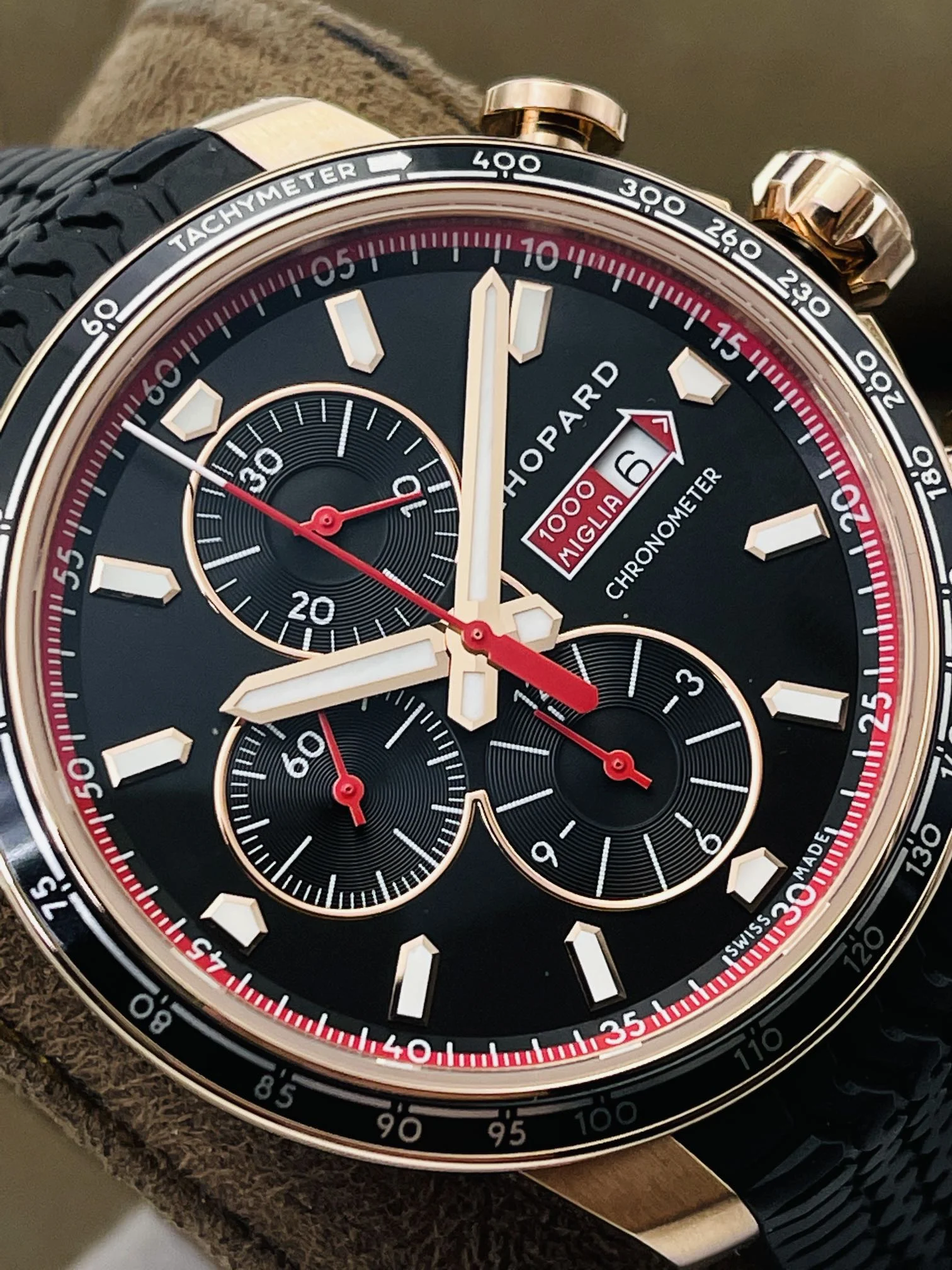 Rolex 44mm — photographed off the sweep