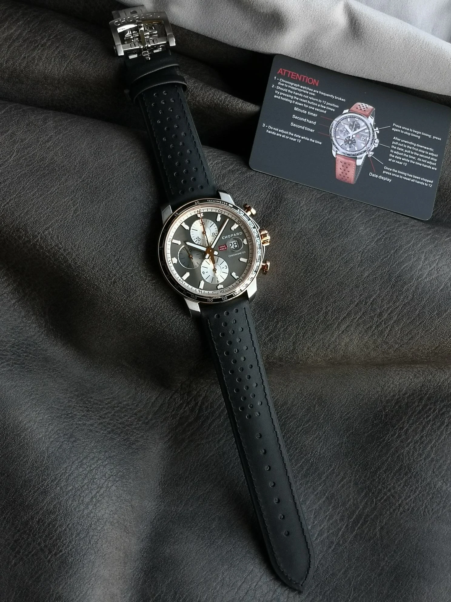 Rolex 44mm — photographed off the sweep