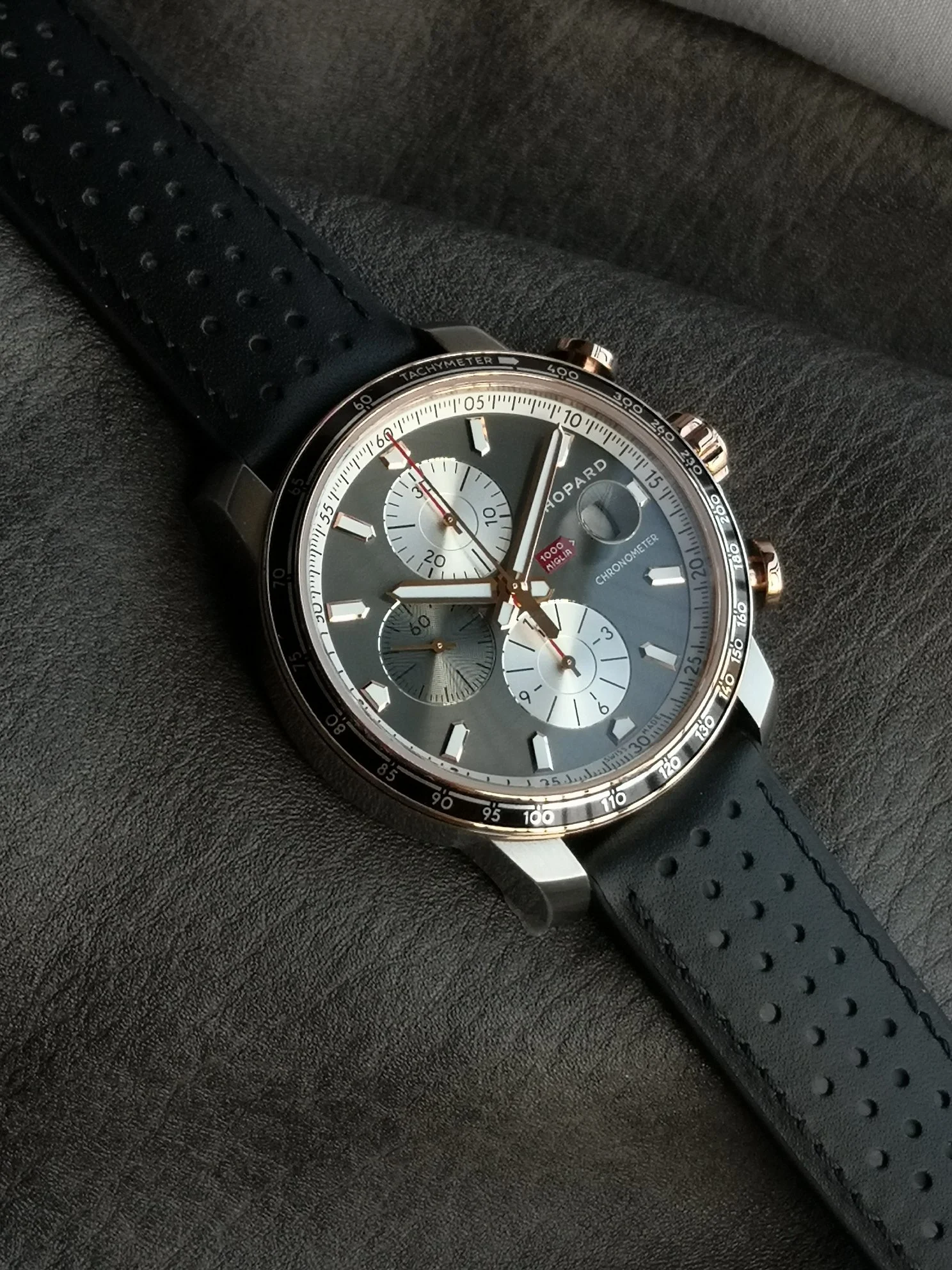 Rolex 44mm — photographed off the sweep