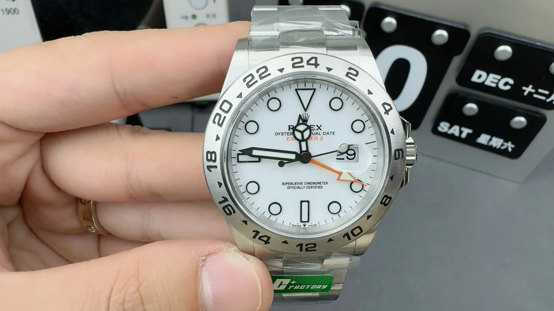 Rolex Adventure II Shanghai 3285 movement — photographed off the sweep