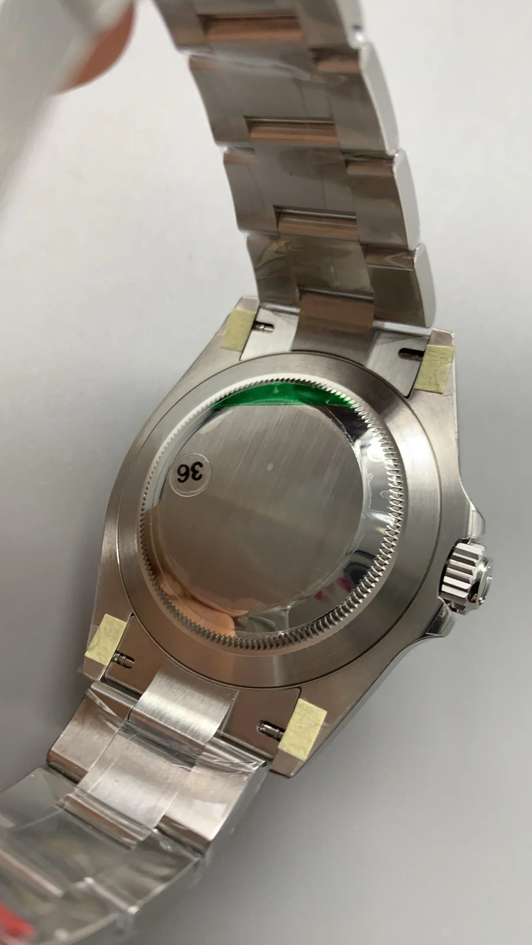 Rolex Air-King — photographed off the sweep