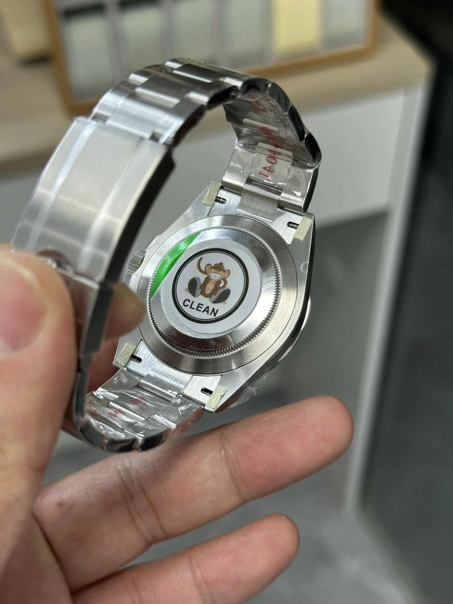 Rolex Air-King — photographed off the sweep