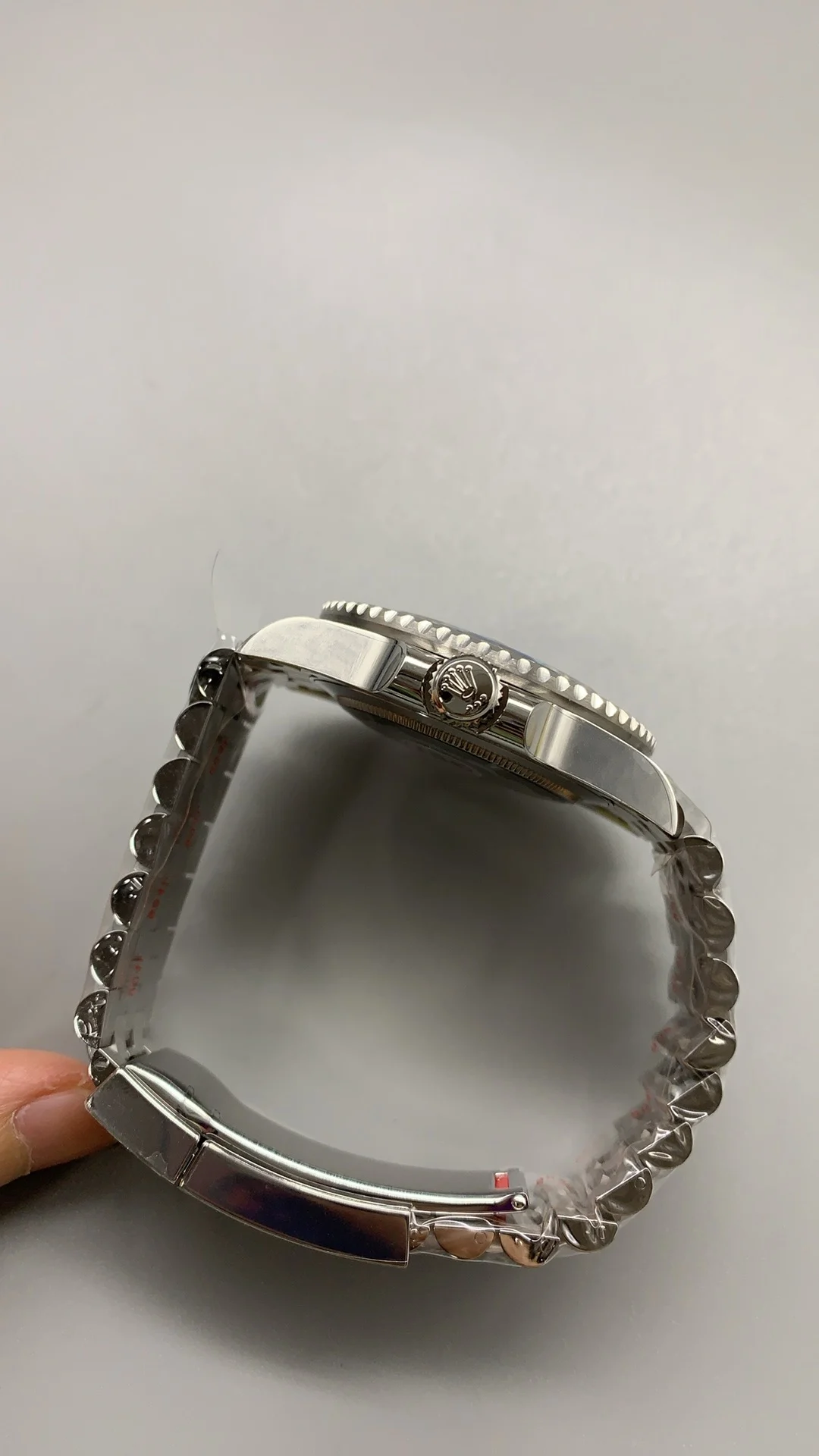 Rolex Black Dial — photographed off the sweep