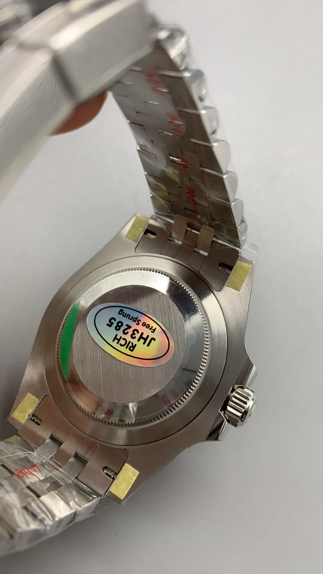 Rolex Black Dial — photographed off the sweep