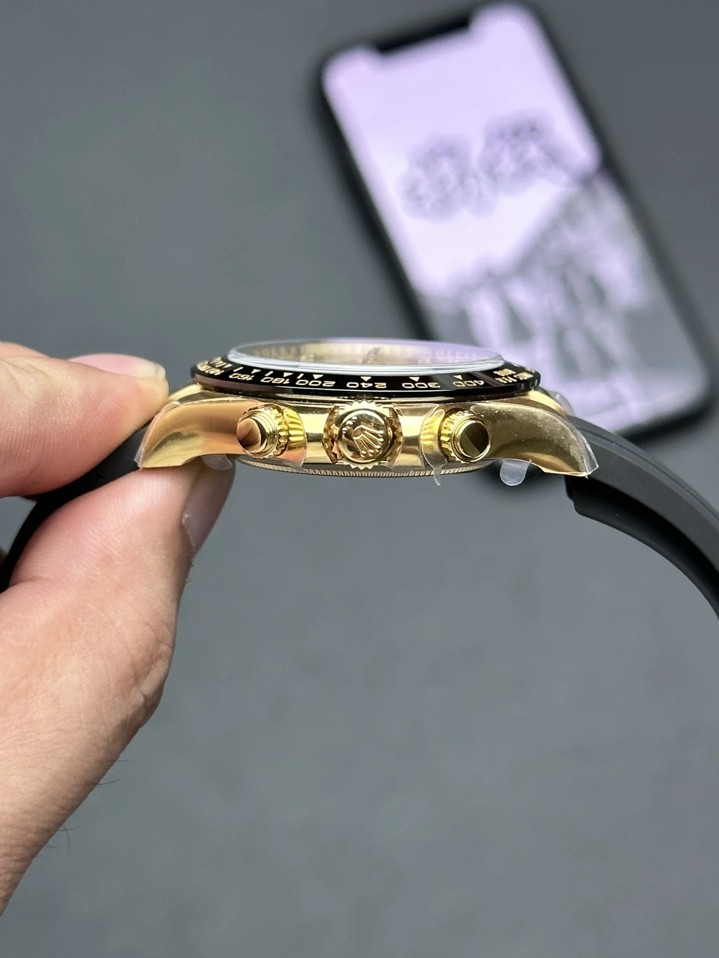 Rolex C 4130 movement (Bemdi) — photographed off the sweep