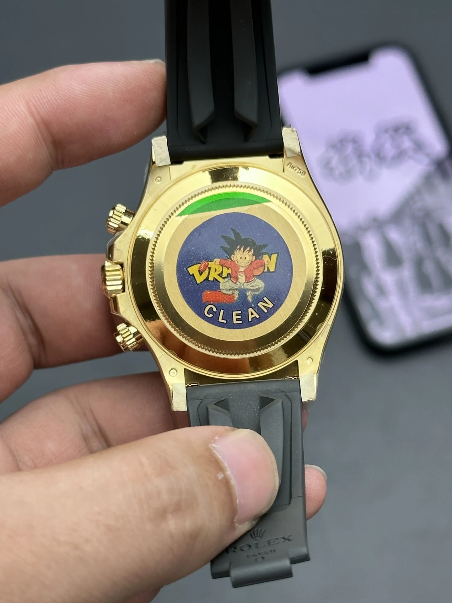 Rolex C 4130 movement (Bemdi) — photographed off the sweep