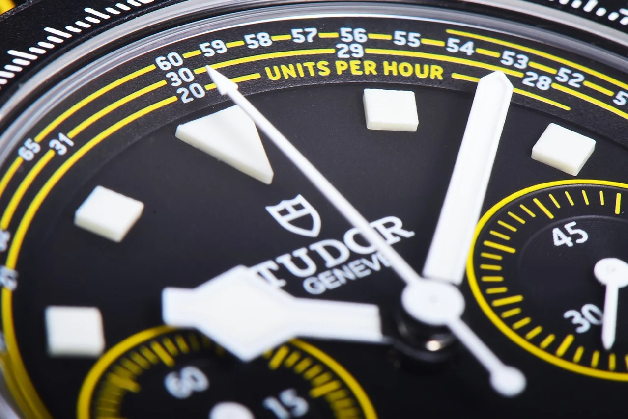 Rolex Carbon Blue Dial — photographed off the sweep
