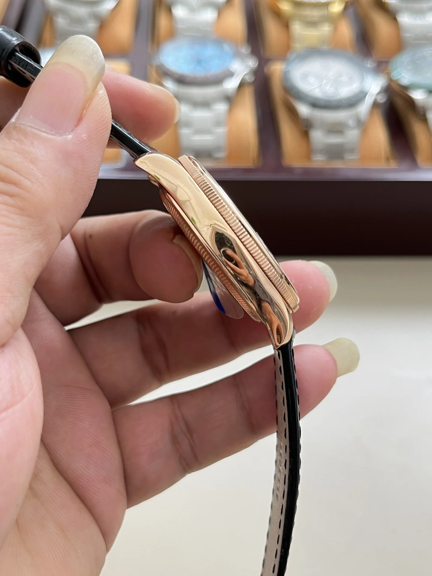 Rolex Cellini 39mm — photographed off the sweep