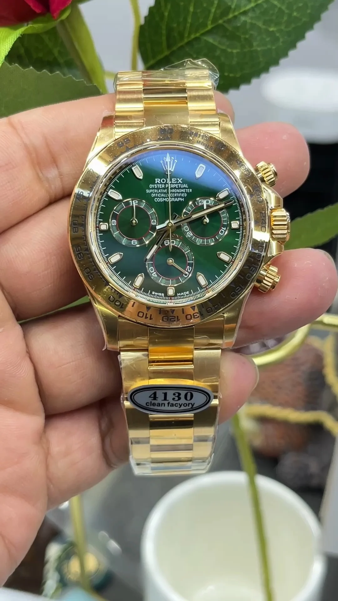 Rolex cGreenGoldD/4130 movement