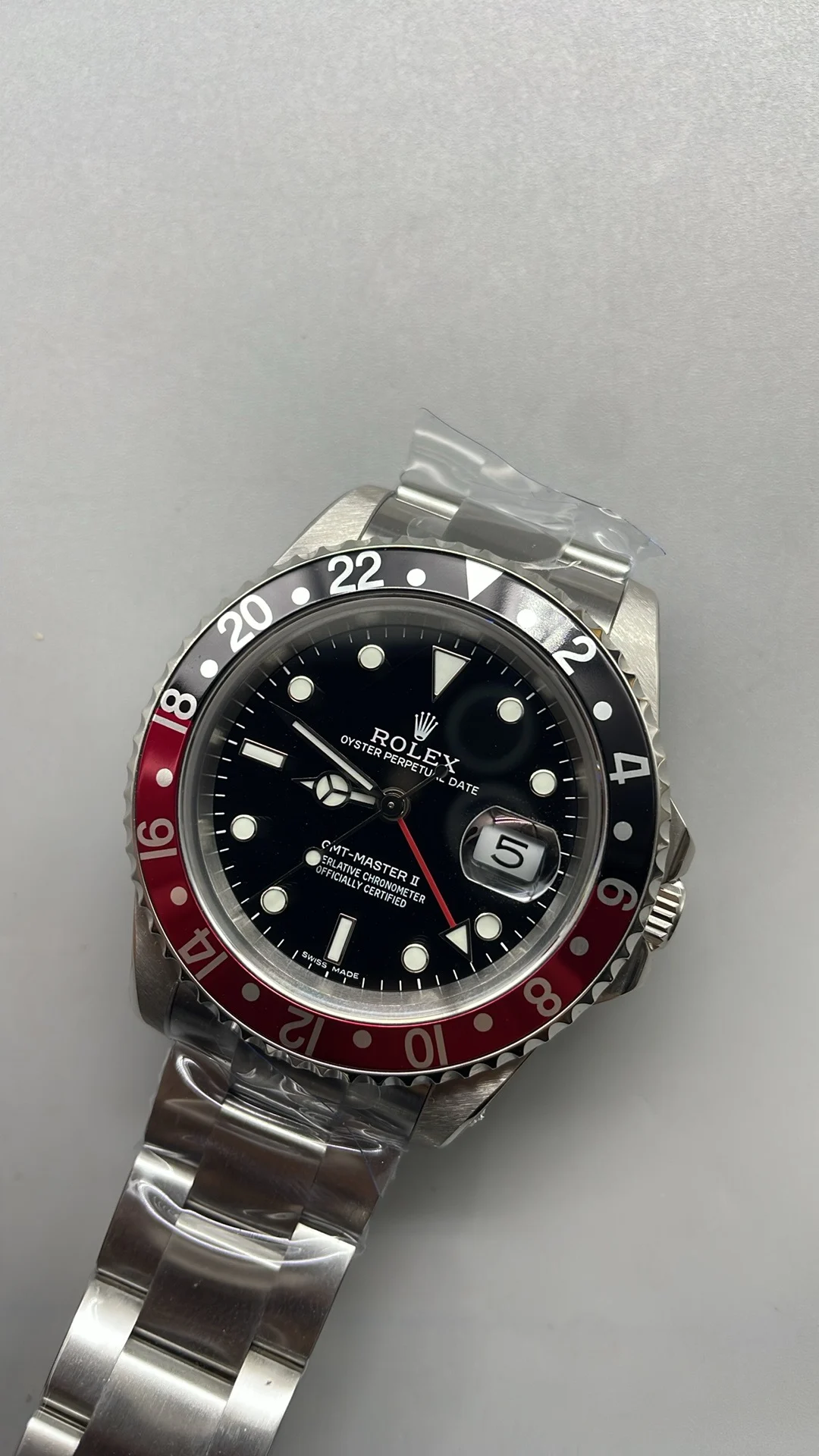 Rolex Coca-Cola — photographed off the sweep