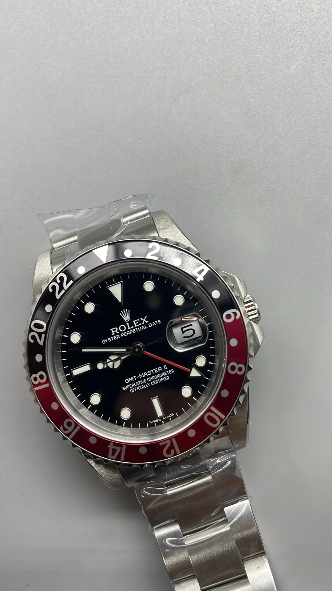 Rolex Coca-Cola — photographed off the sweep