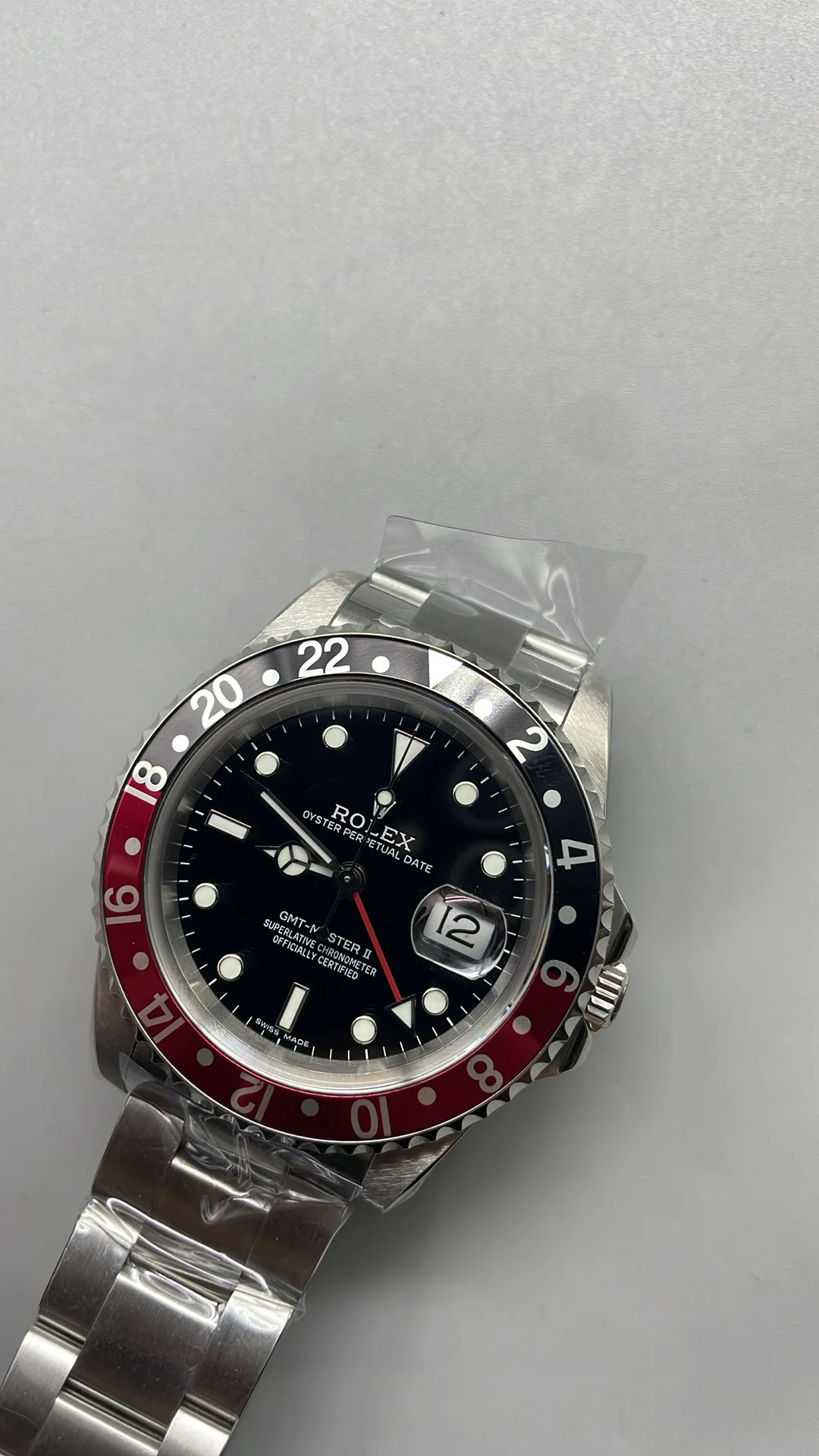 Rolex Coca-Cola — photographed off the sweep
