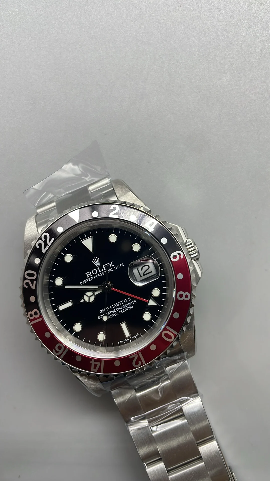Rolex Coca-Cola — photographed off the sweep