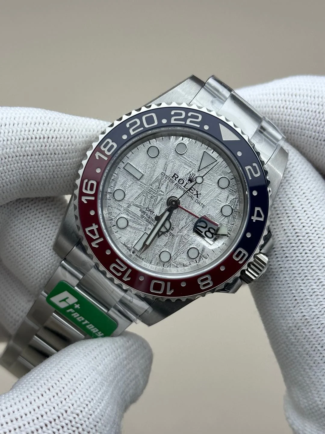Rolex Coke — photographed off the sweep