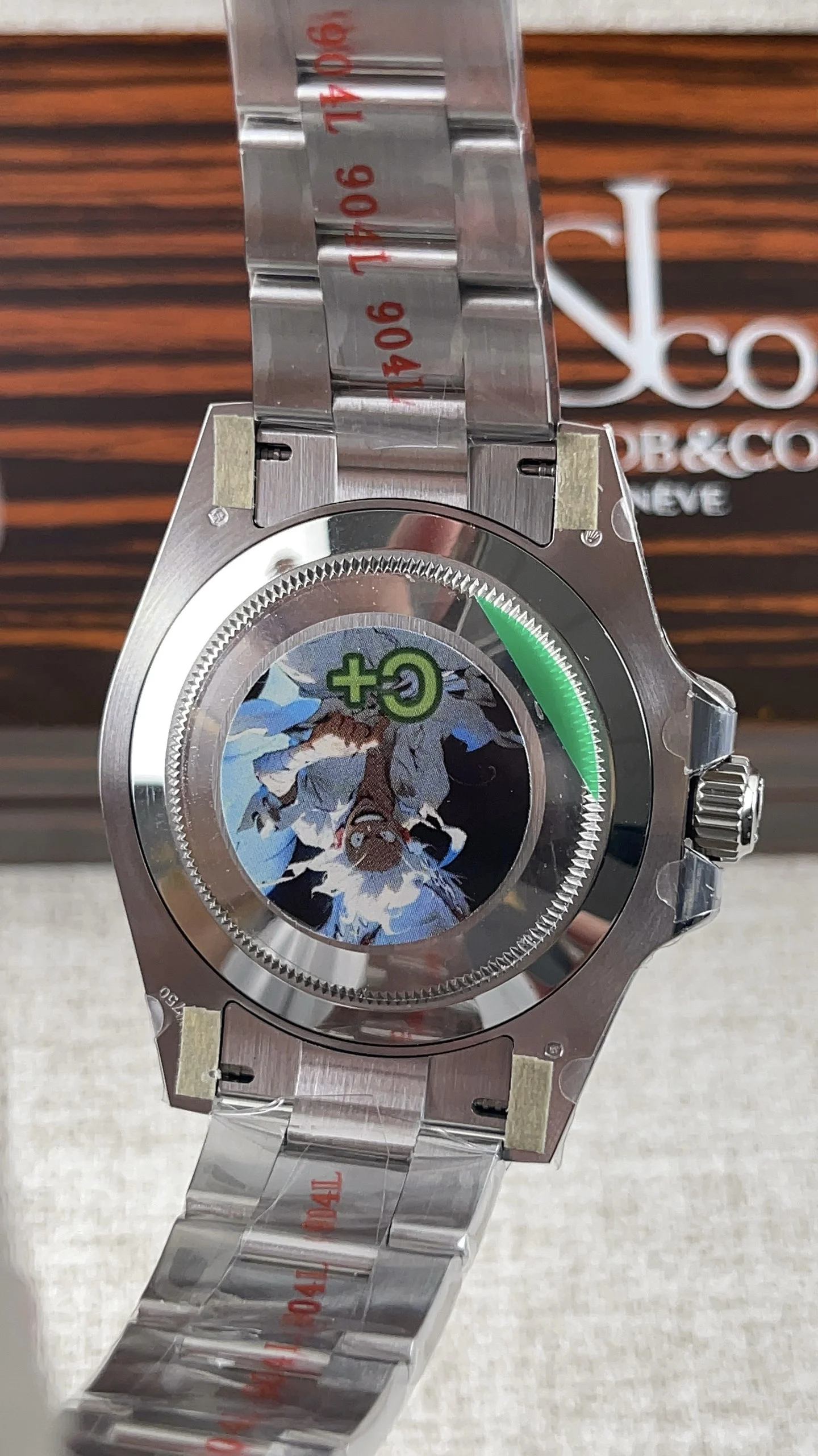 Rolex Coke — photographed off the sweep