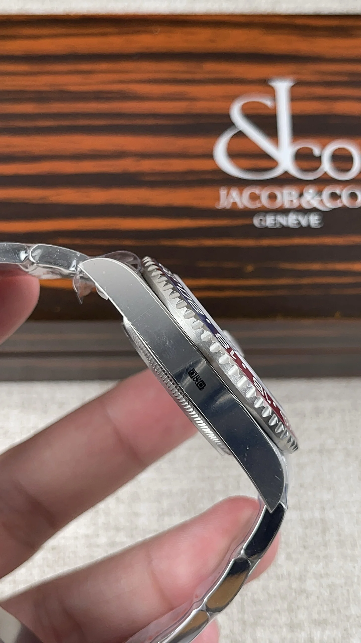 Rolex Coke — photographed off the sweep