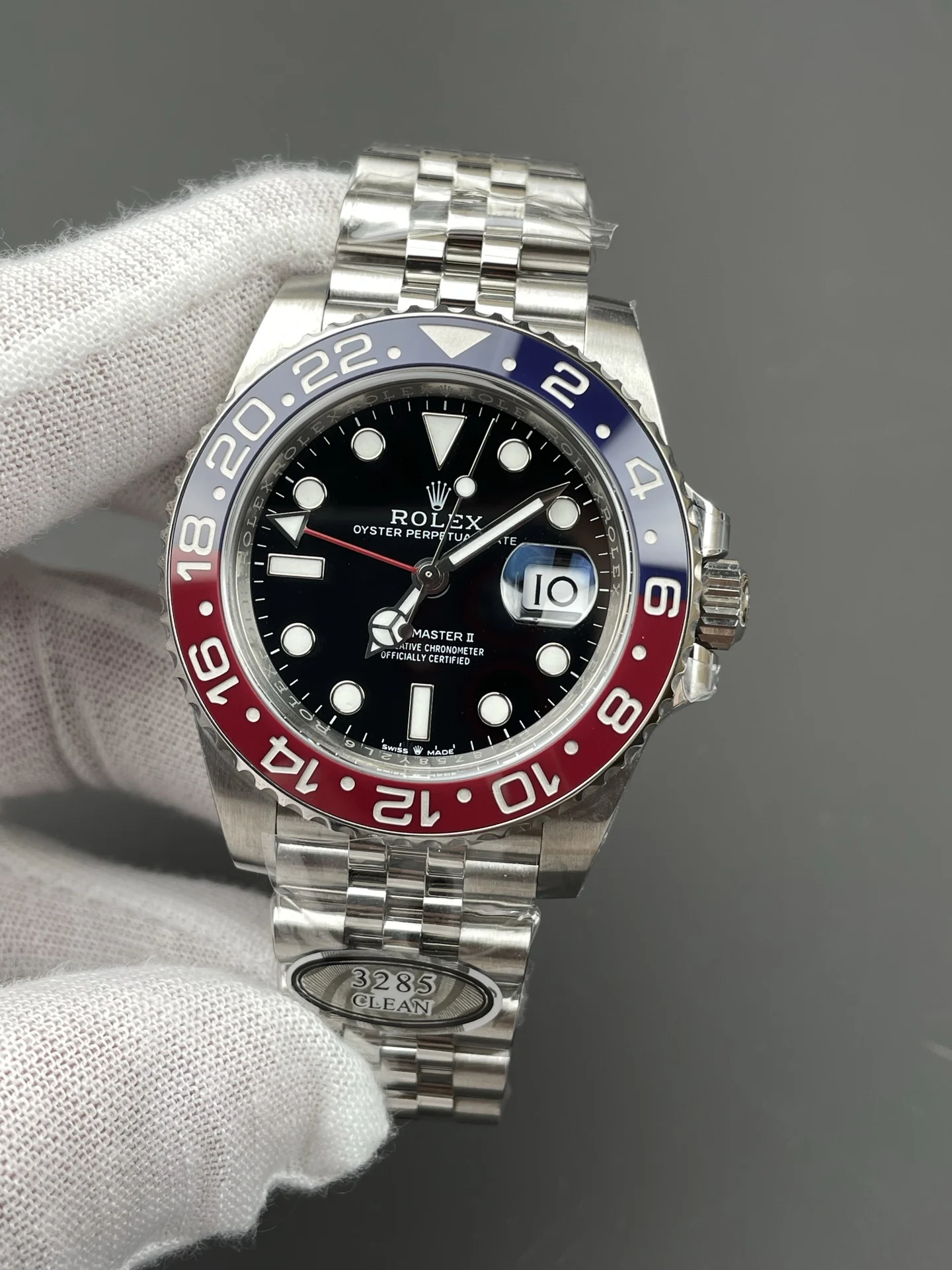 Rolex Coke 40mm — photographed off the sweep