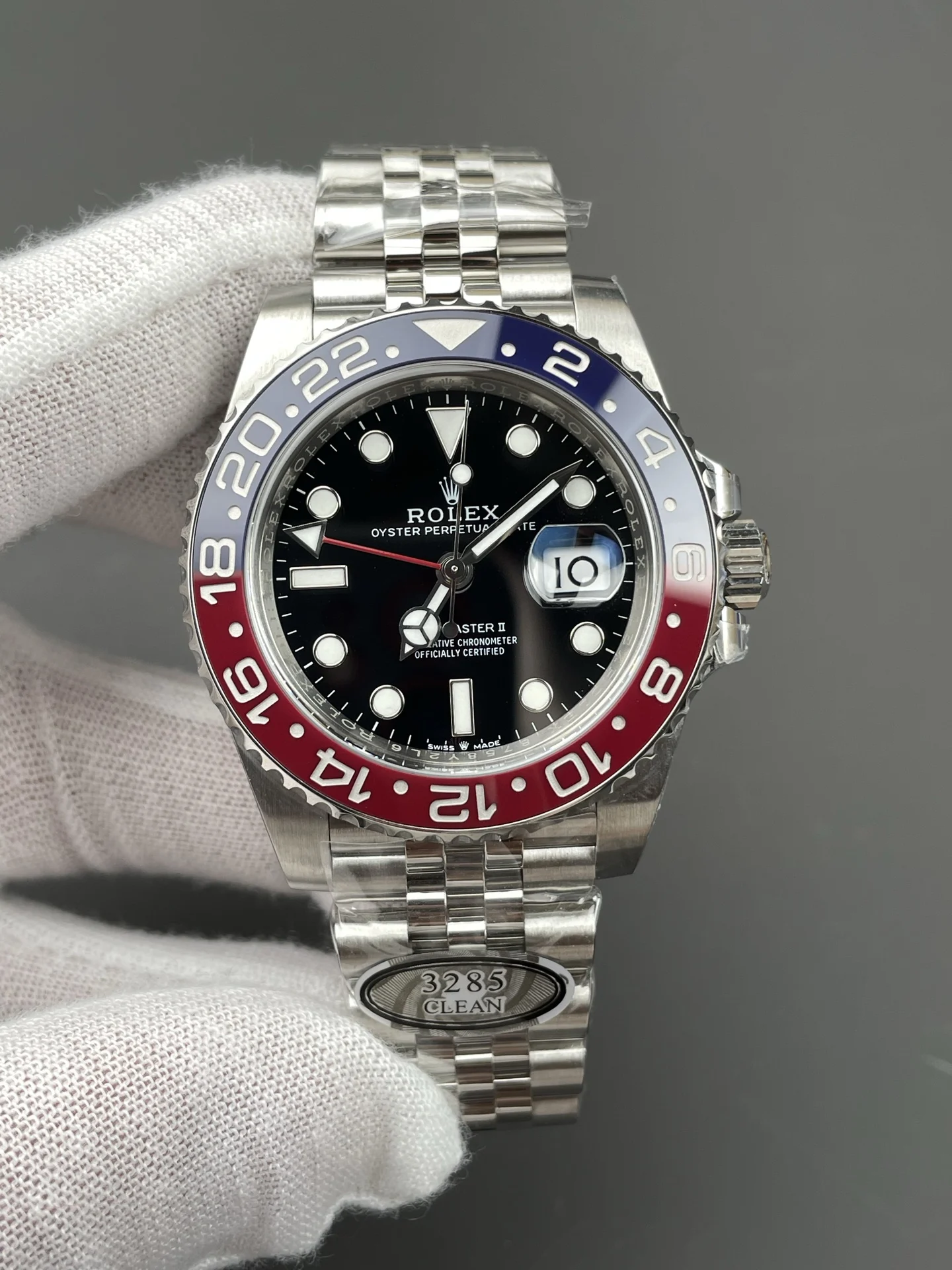 Rolex Coke 40mm — photographed off the sweep