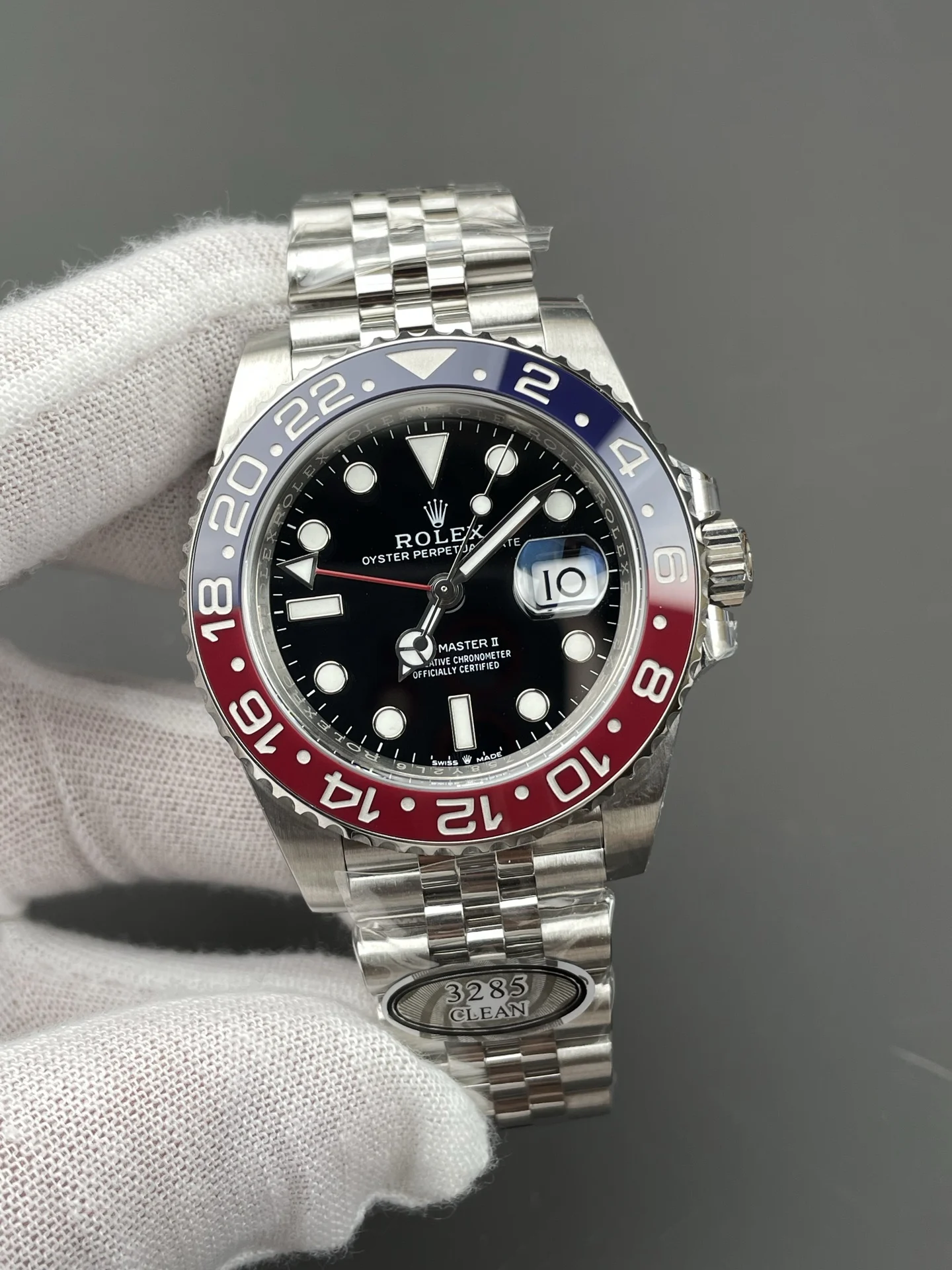 Rolex Coke 40mm — photographed off the sweep