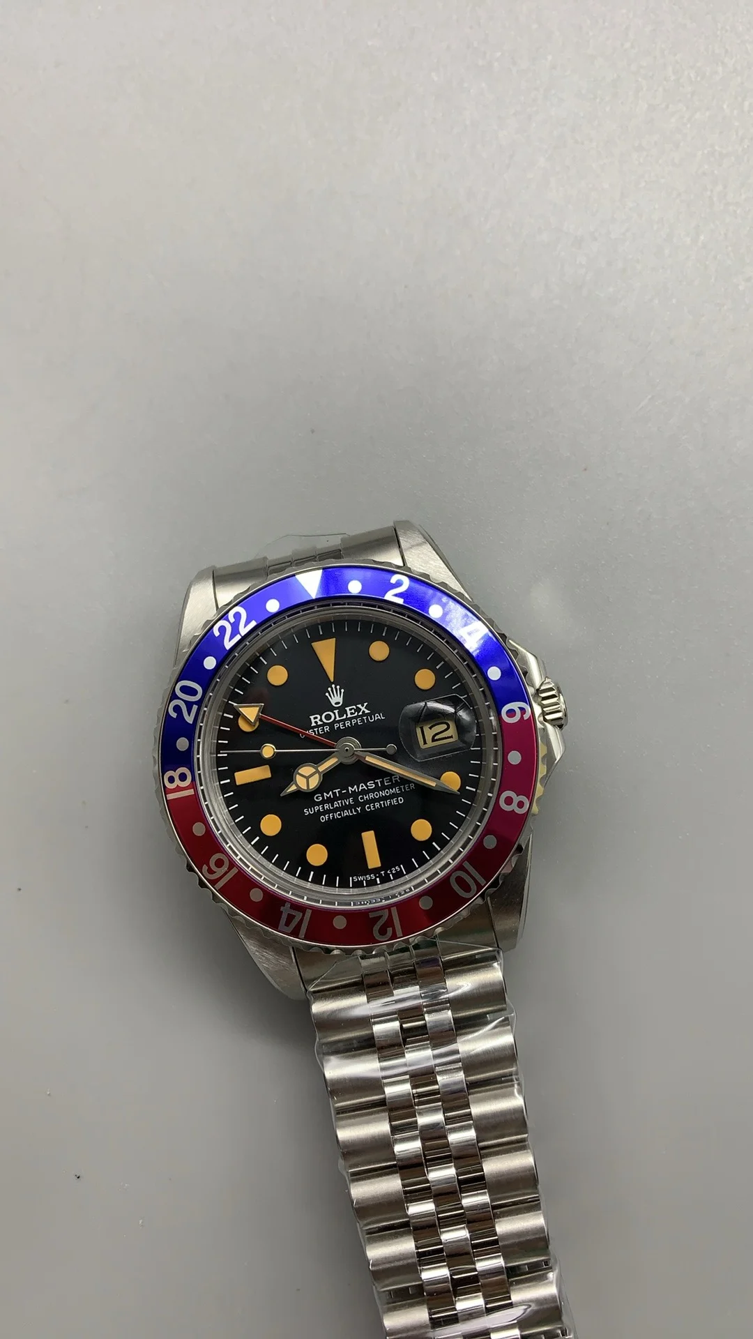 Rolex Coke — photographed off the sweep