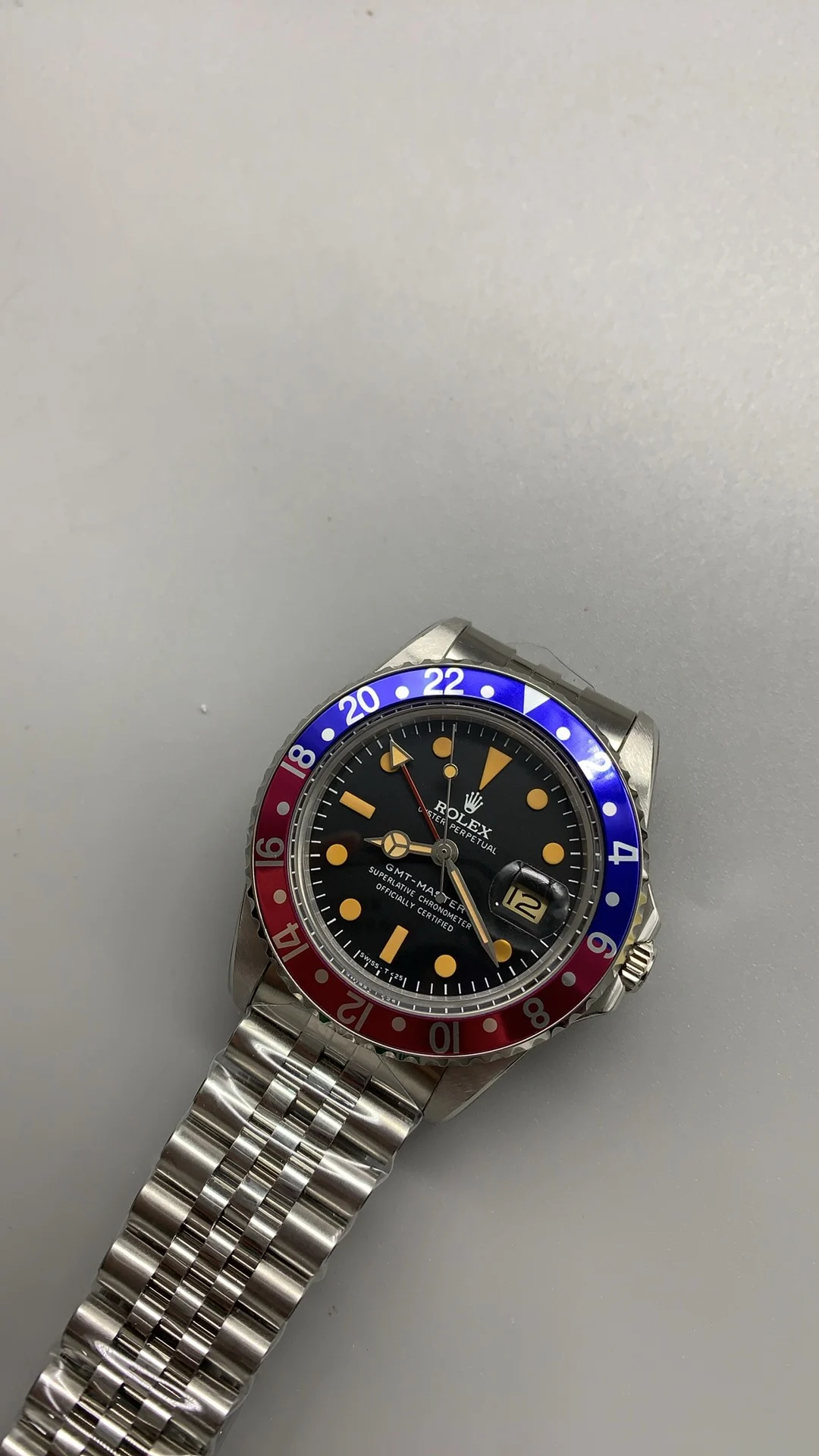 Rolex Coke — photographed off the sweep